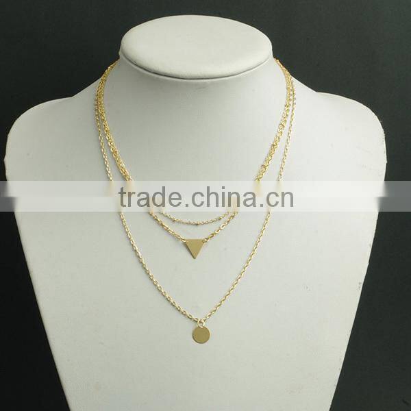 gold teenage jewelry fashion alloy necklaces jewelries