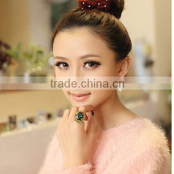 crystal design royal vintage newest diamond ring