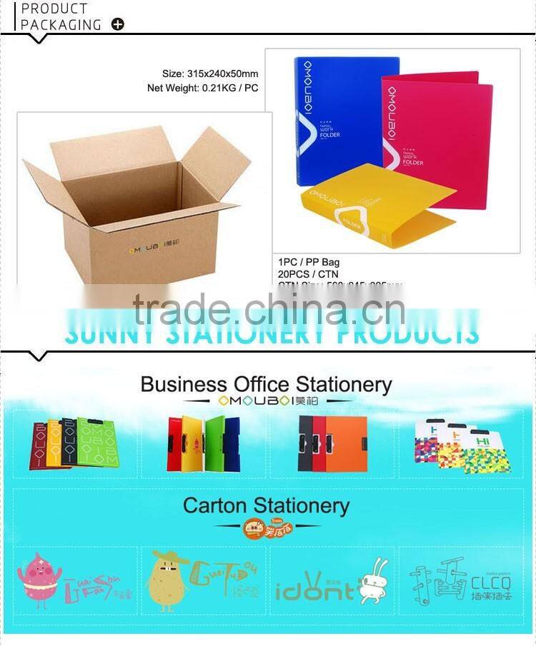 Cheap Ring Binder File Durable Plastic D Ring Business Office Folder