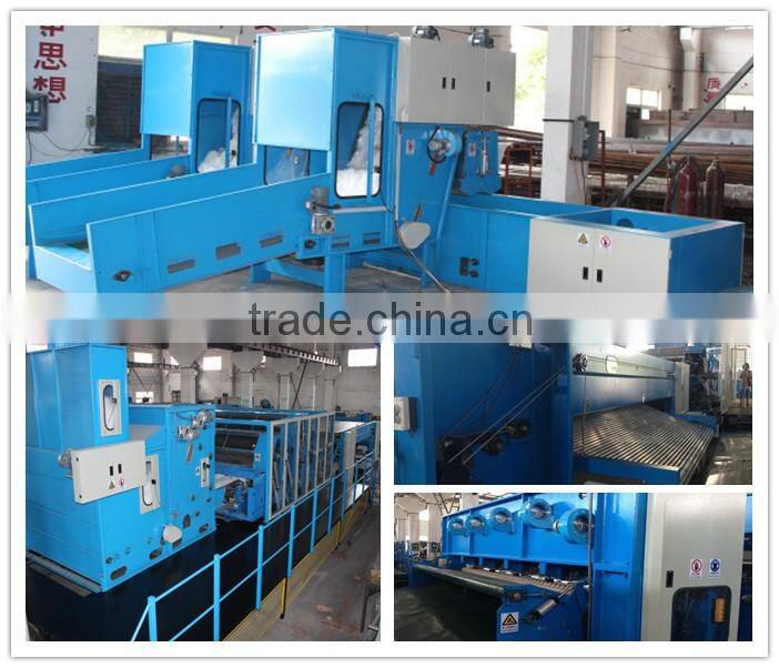 carpet needle punched production line, needled carpet line, needled carpet production line