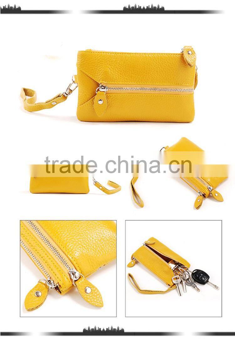 Customized high quality ladies handicraft wallet in zipper deisgn