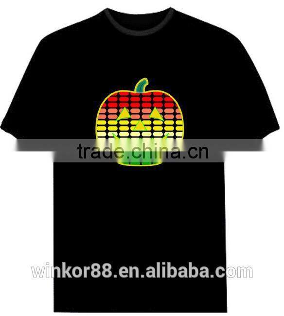 Professional Amazing advertising El t shirts for Christmas