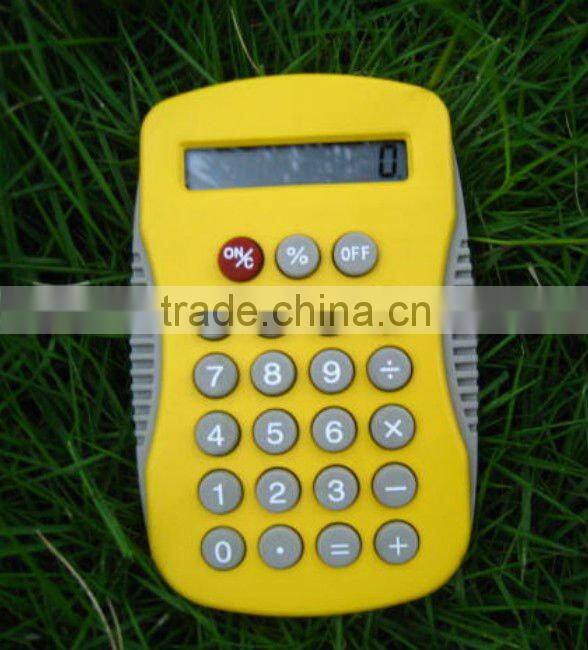 new design 8 digits dual power promotion gift pocket calculator