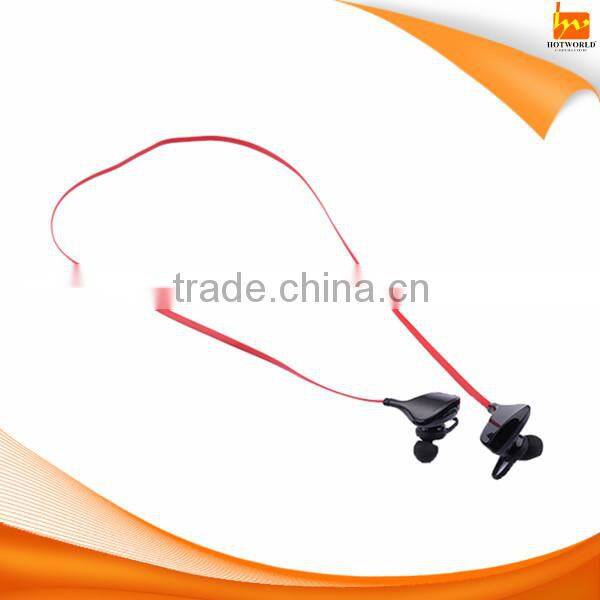 Cheapest sport stereo necklace bluetooth earphone 4.1