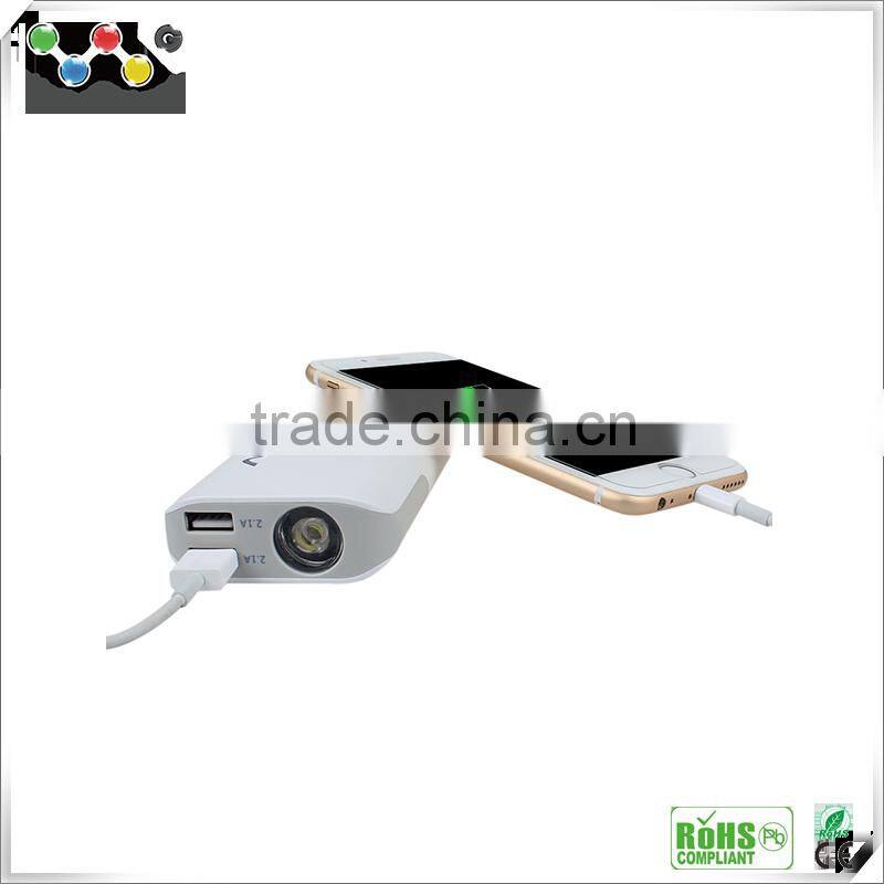 2016 Hot selling new product solar 10000mah power bank with led light for iphone