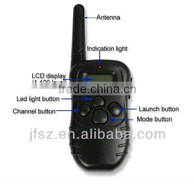 Newly Upgraded -Blue Backlight Screen Remote Transmitter dog trainer