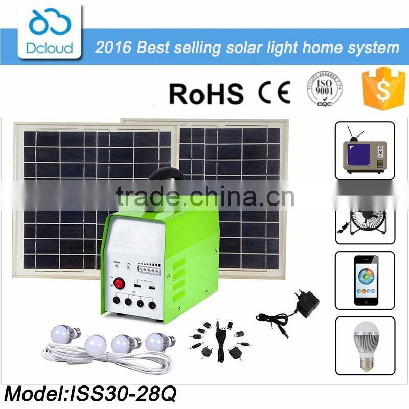 30w daily use product home solar electricity generation system