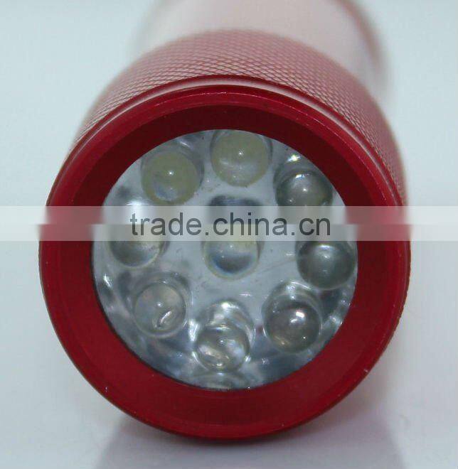 9 LED Aluminum flashlight