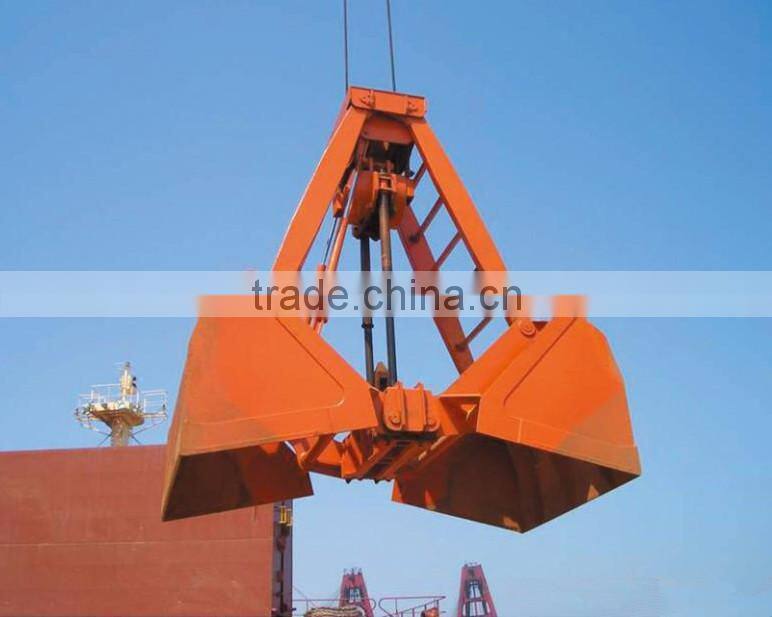 Hydraulic excavator grab bucket