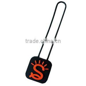 personalized rubber silicon zipper puller