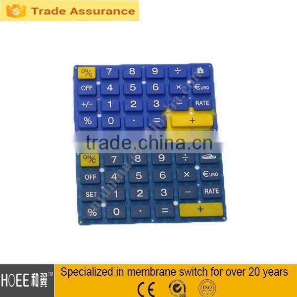 4x5 calculator color rubber keypad custom matrix rubber keypad