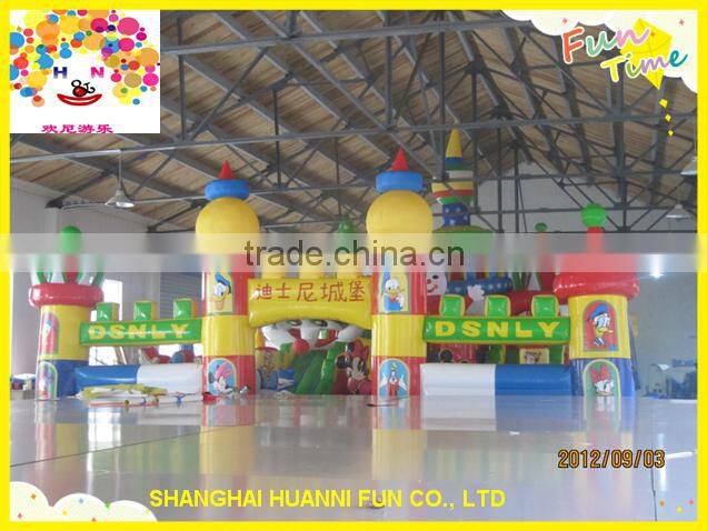 2015 New design CE certificate 0.55mm PVC bouncy castle, inflatable castle, adult bounce house