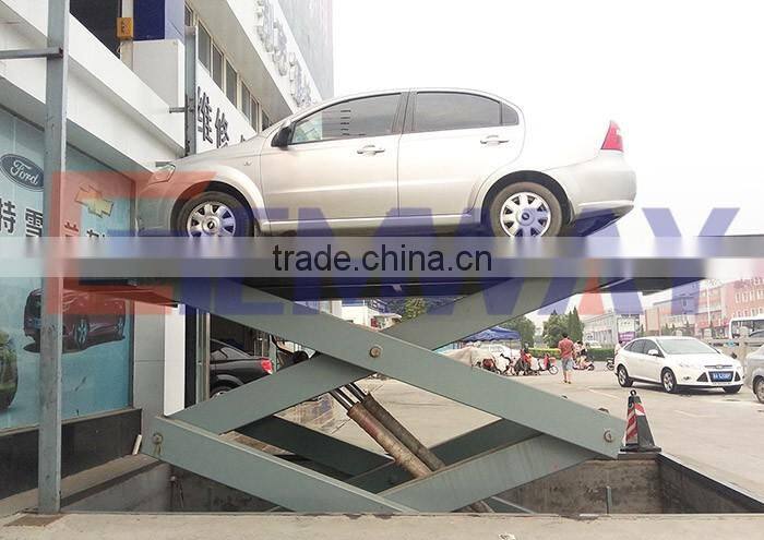CE certification stationary hydraulic scissor lift car platform price