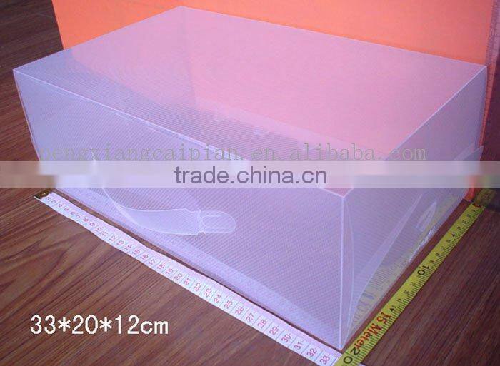 plastic pp shoe box with differnt size