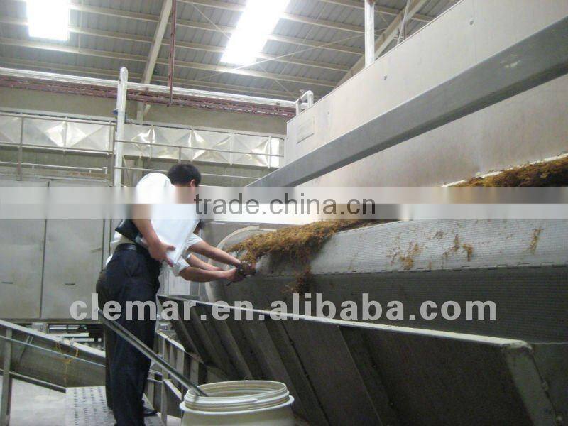 Continuous belt dryer