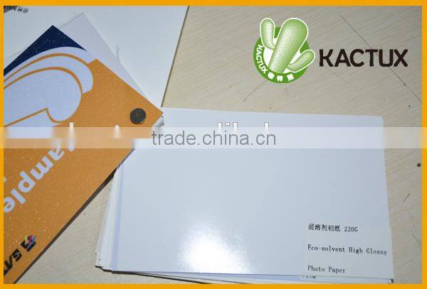 eco solvent glossy photopaper, eco solvent ctystal photopaper