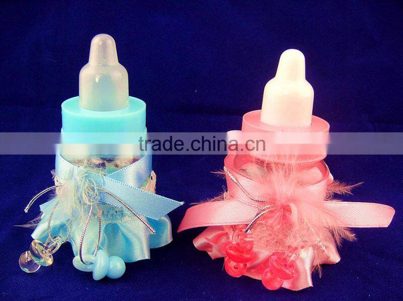 China maufacturer PE plastic feeding bottle for baby party