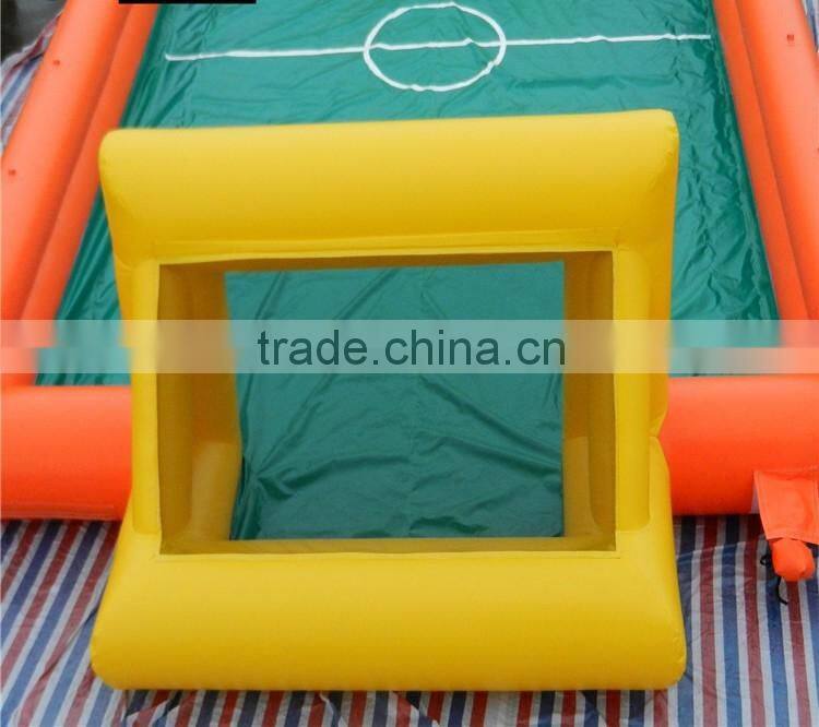hot sale Giant inflatable football arena/inflatable water soccer field/inflatable paintball field for inflatable play equipment