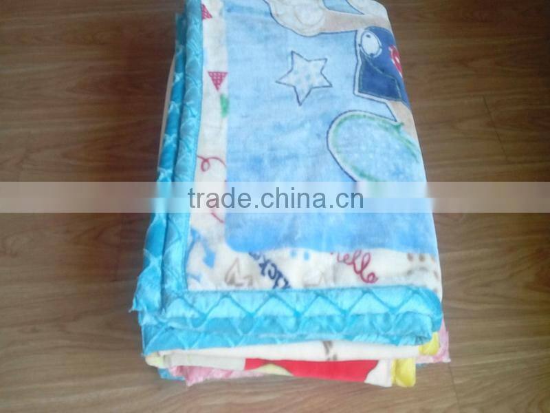 100%polyester Bear Miki Mouse blanket