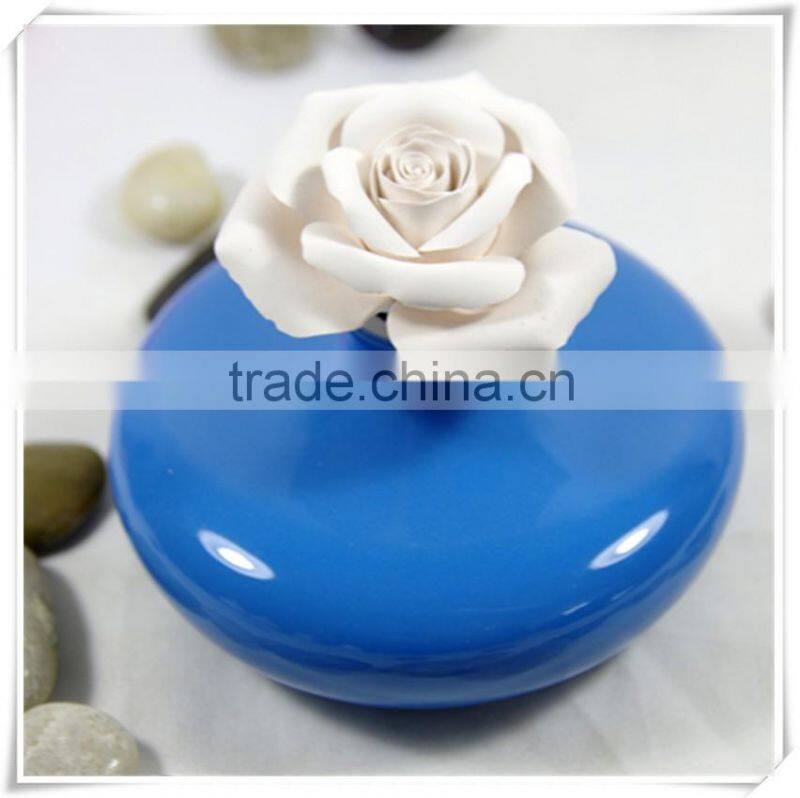 Home ceramic diffuser fragrance, decorative round bottle room diffuser
