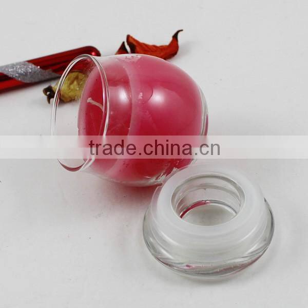 2016 hand-painted glass decoractive christmas candle holder