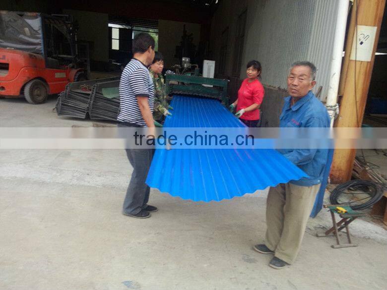 Corrugated aluminium sheet aluminium building material