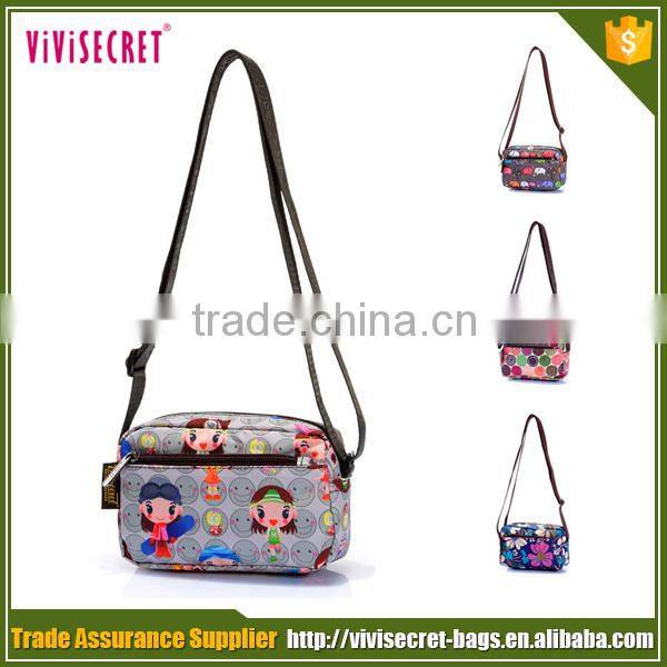 2015 trendy cheap fashion branded sling thick strap college girls shoulder bags