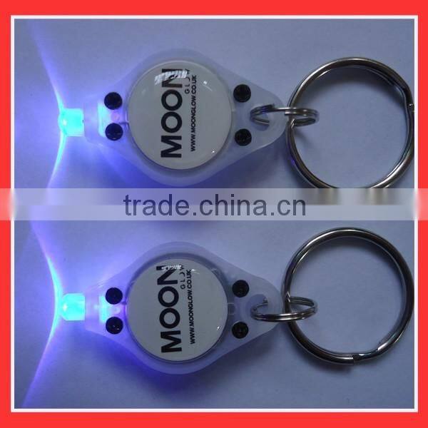 cheapest uv led light keychain,led light up keychain light