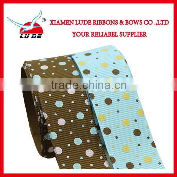 High quality grosgrian printed ribbon