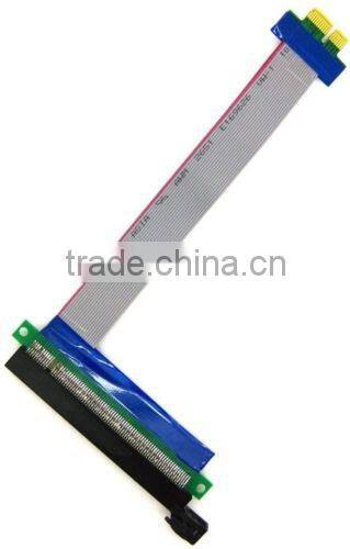 BRAND NEW PCI-Express 1x to 16x Riser Card Flex Ribbon Extension Cable