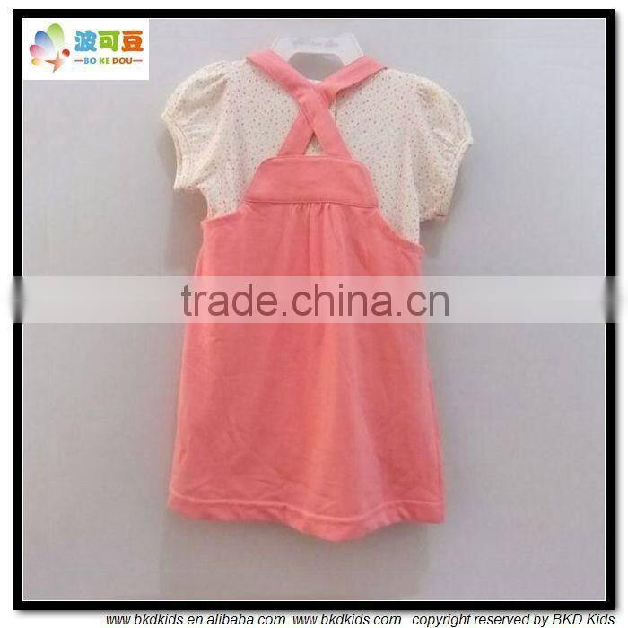 BKD 21015 organic cotton baby girl dresses set