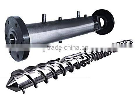 High mixing performance screw and barrel for rubber and plastic machine