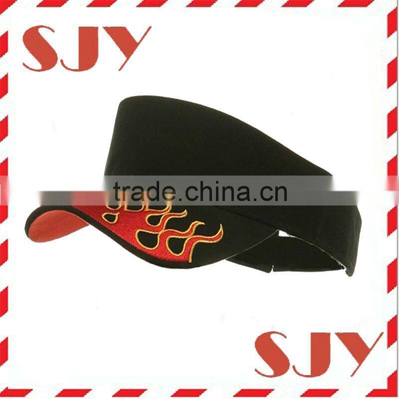 Embroidered Pattern and Character Golf Style sun visor