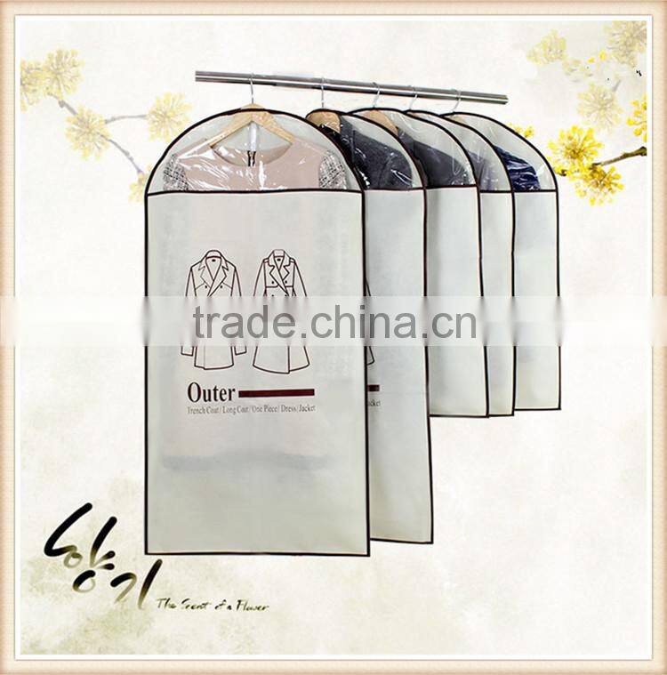 PEVA suit dust cover garment bag