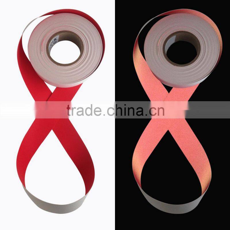 Colorful reflective PU shoes leather