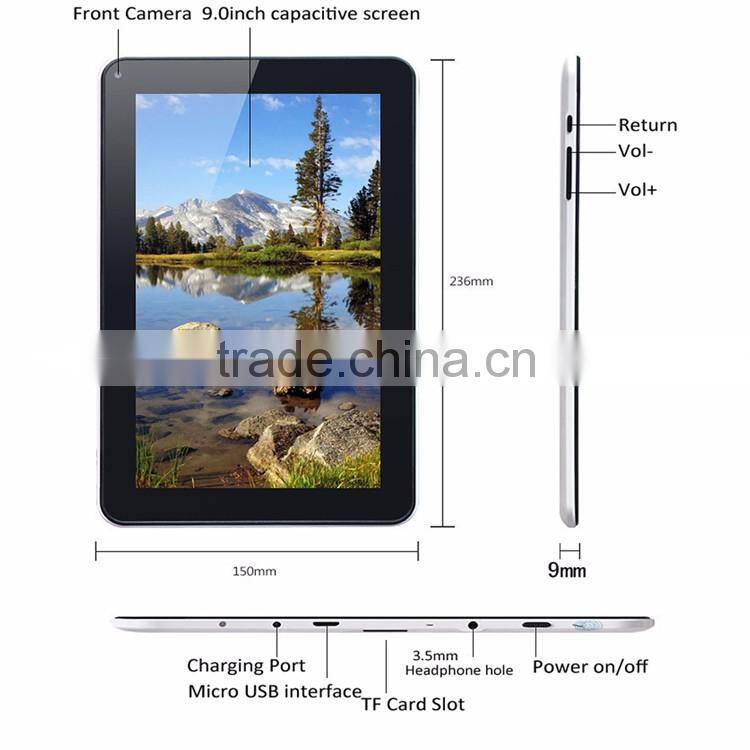 2016 Cheap 9 inch A33 Quad Core Android Tablet PC