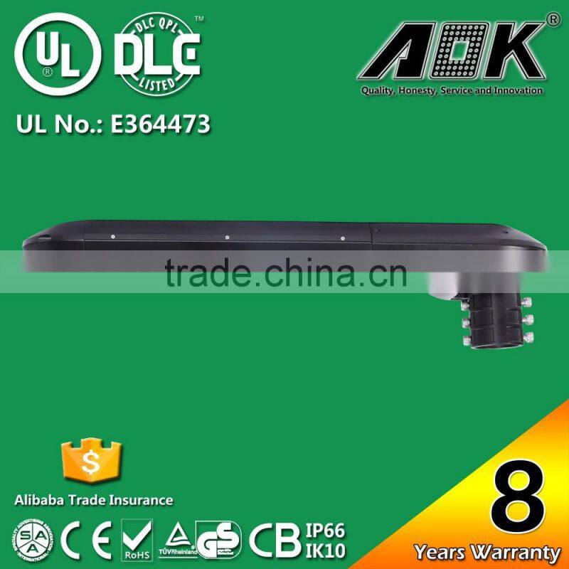 AOK High Power UL DLC Outdoor Retrofit Fixtures USA Los Angeles LED Street Lights
