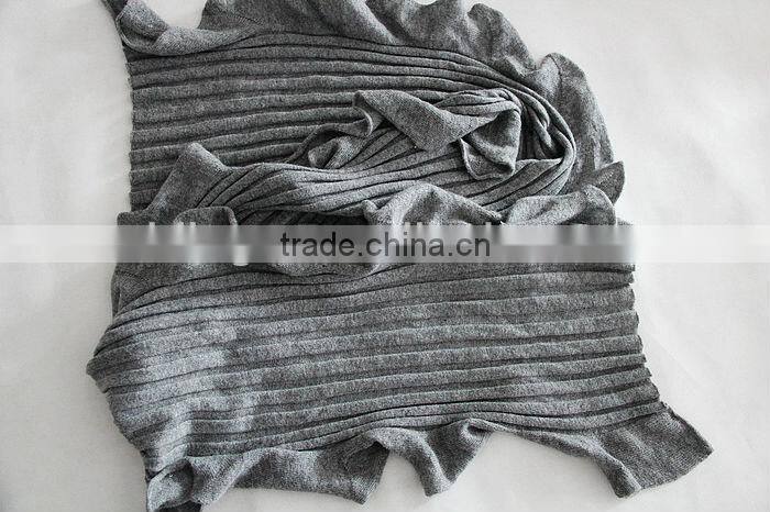 Ruffle Cashmere Knitting Scarf