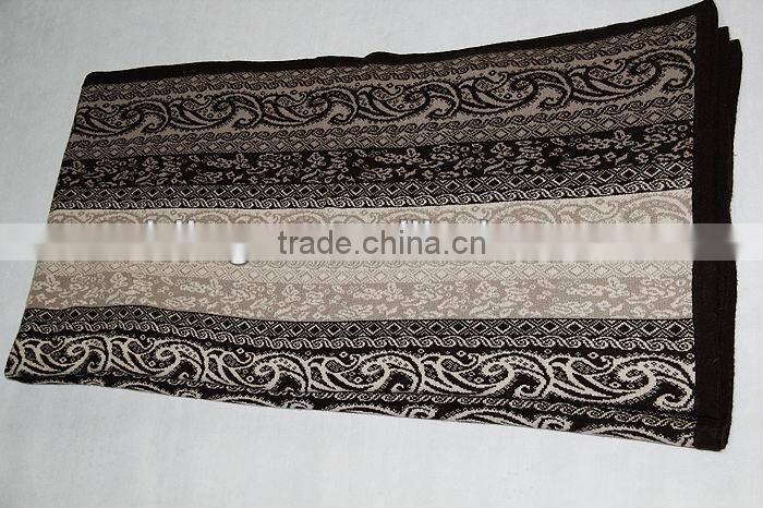 winter warm cashmere print blanket.