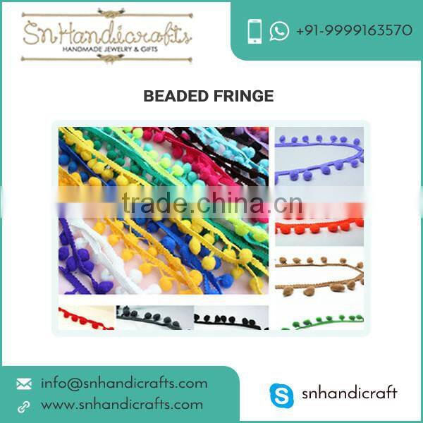 1M 10mm Ball Pom Pom Bobble Trim Braid Fringe