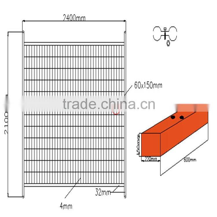 Temporary Fence Panel/Crowd Control Barrier/Event Fence