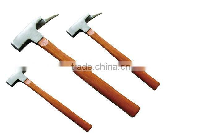 multifunctional and professional top roofing hammer with wooden handle