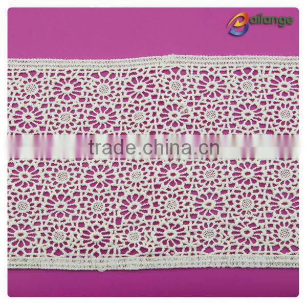 2016 vintage lace trim factory price for chair cover