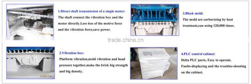 china block machine cement block making machine QT8-15