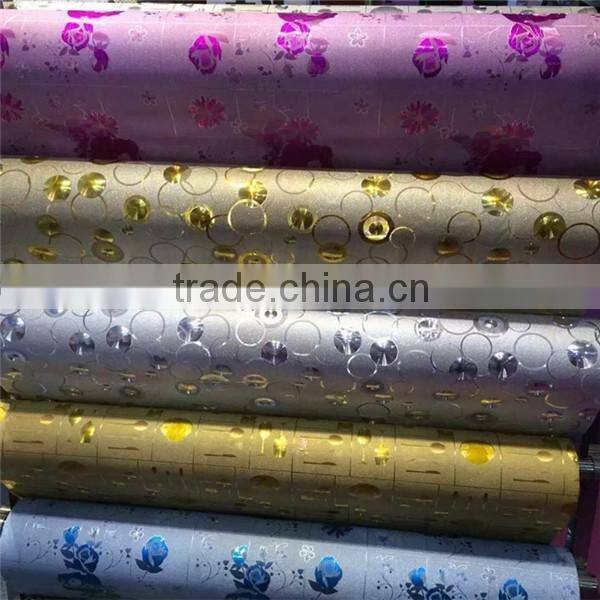 Lovely style decorative festival glitter film roll