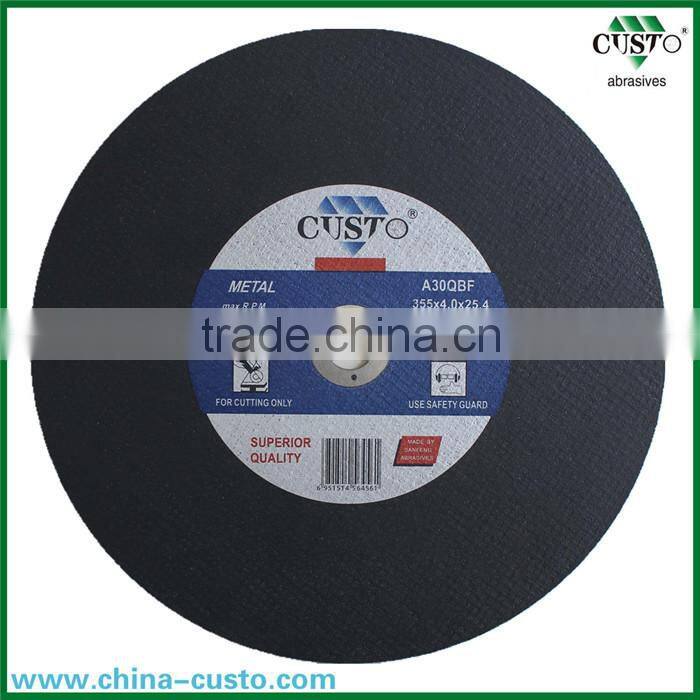 350mm*3 inventory cutting wheel of single net in China abrasive factory