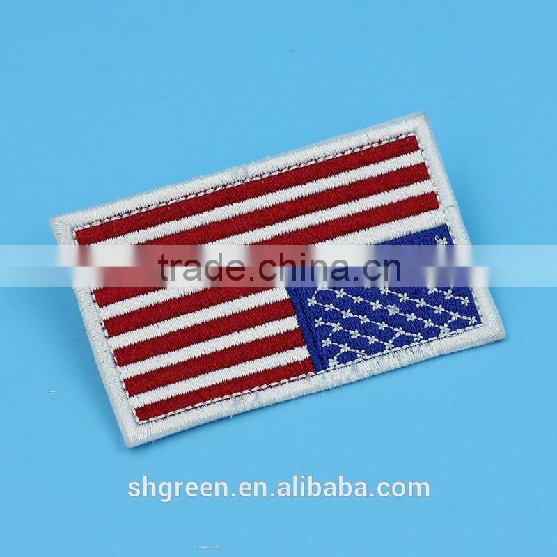 Lovely full embroidery letters tag with back adhesive