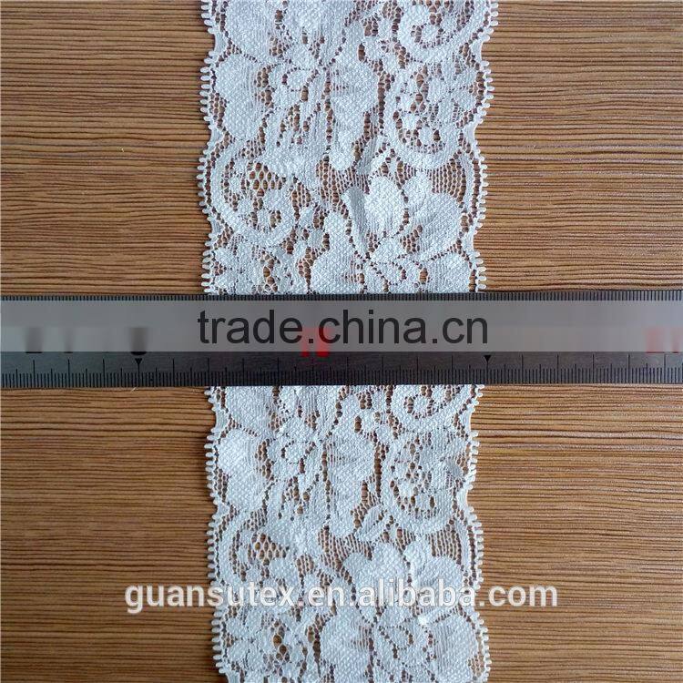 Elegant Stretch Timming White Lace For Lingerie/Table Runner/Wedding Accessories