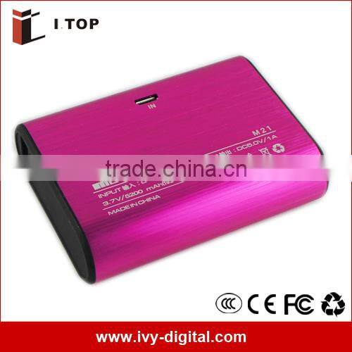 2015 new design 5200mah portable mobile power bank MP003