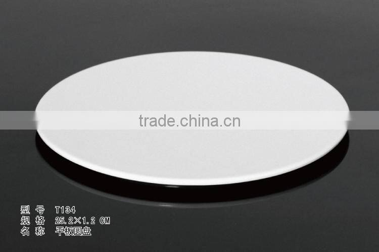 high quality cutomized unbreakable 100% 12" melamine food grade customized plastic serving pizza tray